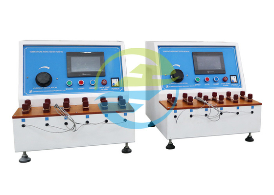 Good price PLC Kontrol 0 - 125A Sıcaklık Artışı IEC Test Cihazı 60884 Altı İstasyon çevrimiçi