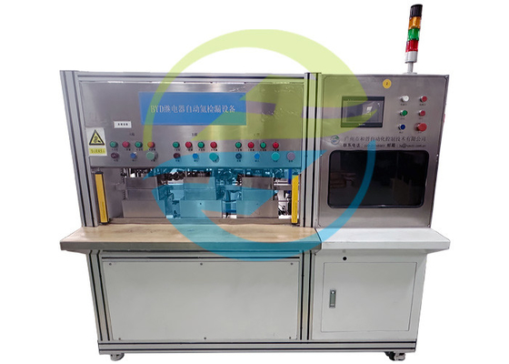 Good price Yüksek verimlilikli 3 istasyonlu röle Otomatik Helium Sızıntı Algılama Ekipmanı Gelişmiş ve Kesin Çözüm çevrimiçi