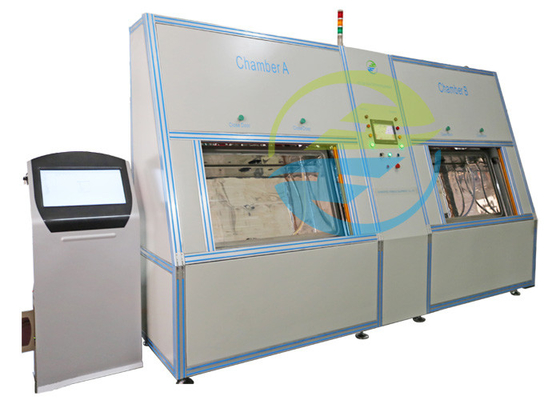 Good price Ekibin Sızıntı Testine Otomatik Geri Kazanma Sistemiyle Çift Odalı Vakum Helium Sızıntı Algılama Ekipmanı çevrimiçi