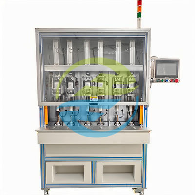 Good price Bakır Valf Çekirdek Hava Sıkışıklığı Test Makinesi 6 İstasyon 0 - 0.6Mpa Sızıntı Test Ekipmanı çevrimiçi
