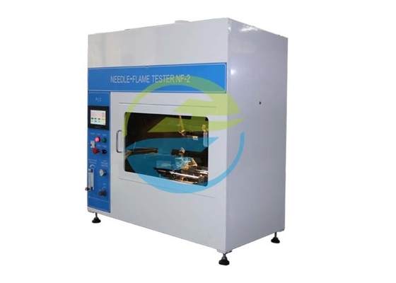 PLC Kontrollü İğne Alev Test Odası 4mm Bakır Blok